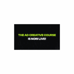 the Ad Creative course by Fraser Cottrell