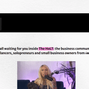 The HoLT - the business community for freelancers